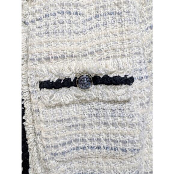 White House Black Market Metallic Tweed Jacket – Medium - Picture 5 of 9